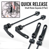 1 Pair Bicycle Wheel Shaft Quick Release Clamp Buckle - Quick Release Bicycle Wheel Lock - Front and