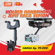 Holder HP Mobil Jepit Spion Fleksible 360 Derajat Untuk GPS dan Nonton Video Murah