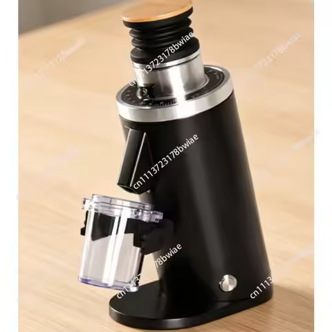 Portable DF54 Electric Coffee Grinder Stainless Steel Adjustable Burr for Espresso & Brew Coffee Mak