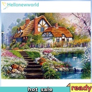 [Hello] Cross Stitch Kits 11CT Stamped DIY Cabin Full Embroider Needlework
