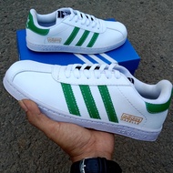 10.10 Men's Shoes Sneakers 100% Original Adidas Gazelle White Green Sole Gum Runing Shoes Triple Stripe
