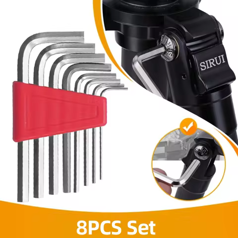 8Pcs Allen Wrench Tools Metric Wrench Inch Wrench L Wrench Allen Key Short Arm Wrench Tool Easy To C