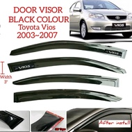 Toyota vios 2003-2007 door visor airpress small big door visor