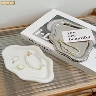 DESERT Storage Plate, Plastic Cloud Shape Jewelry Tray, Ins Mini Jewelry Display Plate Watches/Keys 