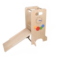 Diy Multi Functional Learning Tower Montessori Education Wooden Toys Busy Board Games Sensory Toys C