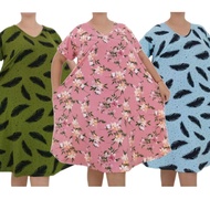 4XL Plus Size Vneck Sleeves Duster with Pocket | 2XL-4XL