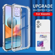 Transparent Anti-Drop TPU Soft Phone Case For Xiaomi Redmi Note 13 12 11S 10S 9s Pro Max 9T 14 13T 12T 11T 13 10T 12C 13C 10C 10A 9A 9C 8A C40 Poco F5 F2 X5 X4 F3 F4 GT M3 X3 NFC