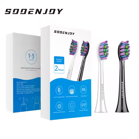 SOOENJOY NB-1 Original Replacement Toothbrush Heads DuPont Soft Sristle Brush Head For NB-1 Sonic El