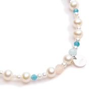 聖誕禮盒 - 碧藍珍珠手鍊 Azure Blue Fresh Water Pearl Bracele