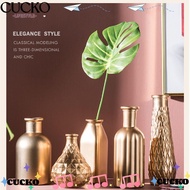 CUCKO Gold Glass Vase Nordic Retro Glass Vase Ornaments Flower Bottle