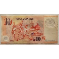 !10$ ธนบัตรสิงคโปร์ แบงก์สะสม Singapore dollar
