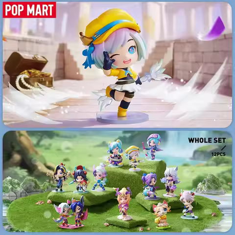 POP MART Fight For the Golden Spatula Chibi Series Blind Box Mystery Box Kawaii Ornaments Figurines 