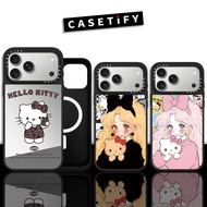 Pink Girl Casetify Mirror Magnetic Phone Case Suitable for iP17ProMax iP17Air Compatible with iP16Pr