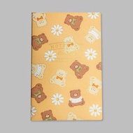 cafe teddy A5細長筆記本 餅乾