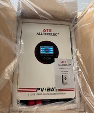 ATE ALLTOPELEC Battery 100Ah LiFePO4 51.2V แบตเตอรี่โซล่าเซลล์ ชนิดลิเธียมฟอสเฟต รับประกัน 7 ปี พร้อ