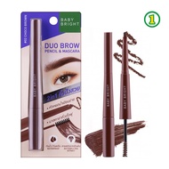 Eyebrow Pencil Mascara Baby Bright Duo Brow & 0.24g+4.8g
