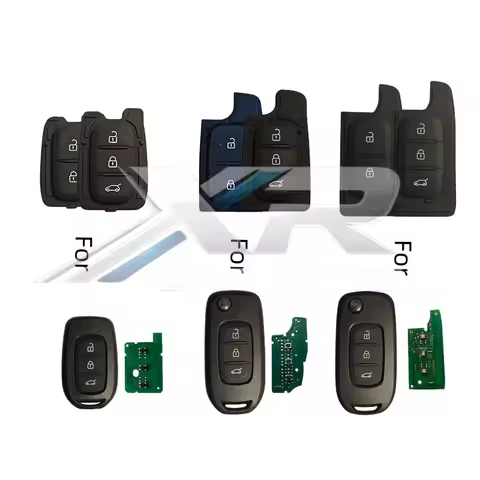 2/3Buttons Car Key Button Pad For Renault Dacia Logan Duster Twingo Symbol Clio Twingo Megane Trafic