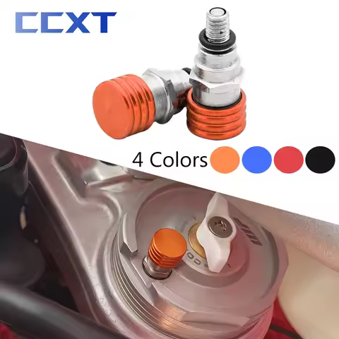 M4x0.7 CNC Aluminum Fork Air Bleeder Valves For KTM 85-501cc SX SXF XC XCF XCW XCFW EXC EXCF 2005-20