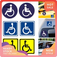 EYD- Fade-resistant Car Window Decals Weather-resistant Car Decals 5pcs Wheelchair Access Stickers D