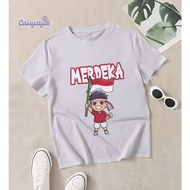 Indonesian Independence Day Children's T-Shirt August 17, 1945, 8th, Premium Material