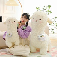 Bantal Simulasi Mainan Plush Alpaca yang Comel untuk Lelaki, Anak Patung Tidur untuk Perempuan, Anak
