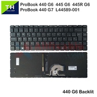 HP Probook 440 G6 445 G6 445R G6 440 G7 L44589-001 Backlit Laptop Replacement Keyboard