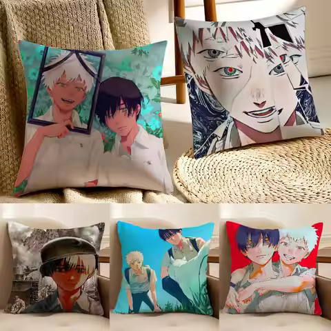 Anime The Summer Hikaru Died Pillow Case Anti-dustmite Invisible Zipper Sofa Bed