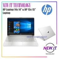 HP Laptop 14s-fq0074AU R3 4300U/4GB DDR4/512GB SSD / HP 15s-Eq1018AU 15.6'' 3050U/4GB DDR4/256GB SSD