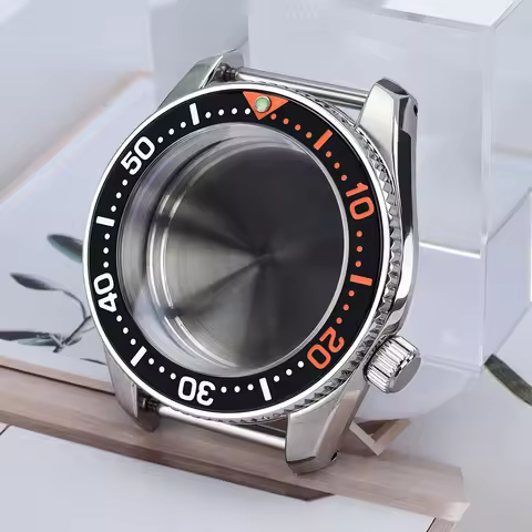 42mm Waterproof Watch Case Sapphire Glass For NH35 NH36 NH34 NH38 NH70 Movement 28.5mm Dial Modified