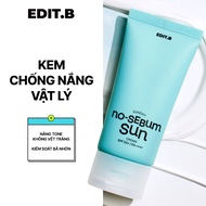 [Quà tặng không bán] Kem Chống Nắng Kiềm Dầu Edit.B Sunday No-Sebum Sun Cream SPF50+/PA++++ 2ml