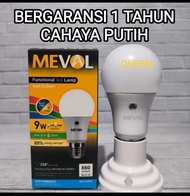 MEVAL LAMPU LED 9 WATT  SENSOR CAHAYA PUTIH COOL DAYLIGHT  SENSOR