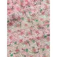 Soft Lace Fabric Width 44 Inches Pink