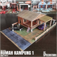 DIY Paper Diorama 1:64 Village house 1 – Basic Series