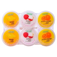 COCON（cocon）Multi-Flavor Coconut Jelly Mango Pudding Malaysia Imported Children's Day Gift Snacks708g 6Cup