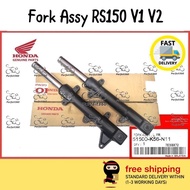 (SET) RS150 V1 V2 Front Fork Depan Assy / Absorber Depan 100% ORIGINAL HONDA 51400-K56-N11 & 51500-K