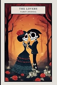 Santa Muerte Tarot Journal Notebook Tracker: 3 Card Spread. A5, Glossy Finish - Santa Muerte The Lov