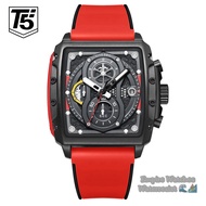 Empirewatches Jam Tangan T5 H3920G H3920 3920 Pria Cowok Analog Chrono dan Tanggal Aktif Strap Rubbe