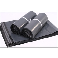 100 pcs 28x42cm Black Grey Packaging Flyer Courier Bag
