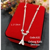 Anklet Silver 925*Adults (A32) Anklet Silver*Adult