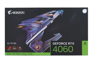 VGA (การ์ดแสดงผล) GIGABYTE AORUS GEFORCE RTX 4060 ELITE 8G - 8GB GDDR6 (GV-N4060AORUS E-8GD)