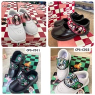 !! [Cheapest!!] Demon Slayer Blade Student Shoes With Bill And Fire Tanjiro chappy