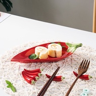 Household Chopstick Rest 8cc Creative Ceramic Chopstick Storage Dish Holder Chopstick Holder Pepper 