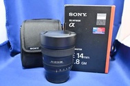 新淨 有盒 Sony 14mm F1.8 GM 超廣角大光圈 頂級系列 G master 超輕巧設計 星空 風景拍攝一流 A7 A7C A7R A7S A9 A1 FX3