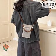 UMISTYDREAM9IQ0 Mesh Shoulder Bags, Lightweight Large Capacity Crossbody Bags, Mesh Mobile Phone Bag