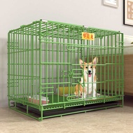 Bold Foldable Dog Cage Iron Cage Indoor Small Dog Dog Cage Transport Cage Large Dog Kennel Pet Cage 