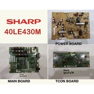 SHARP LCD TV LC40LE430M 40LE430M LC-40LE430 LC-40LE430M Power Board FSP117-2PSZ01 Main Board Tcon Bo