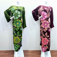 BAJU BATIK LENGAN PANJANG/JUBAH KAFTAN KELAWAR BATIK LENGAN PANJANG COTTON