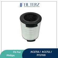 Filterz fit Philips AC1715/AC1711/FY1700 Hepa+Carbon replacement filter