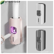 MIOSHOP Toothpaste Squeezer, Wall Mounted Automatic Toothpaste Dispenser,  3 Gear Mode Smart Waterpr