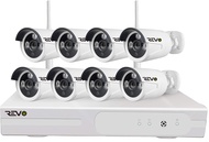 REVO America RW81B8G-1T Wireless Surveillance System 8CH. NVR, 1TB | 8 x 1080P Wireless Indoor/Outdo